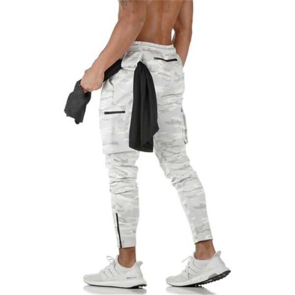 Calças masculina de moletom skinny, calças esportivas, corredor de treinamento, treino de ginástica, novo, 2023 - Image 9