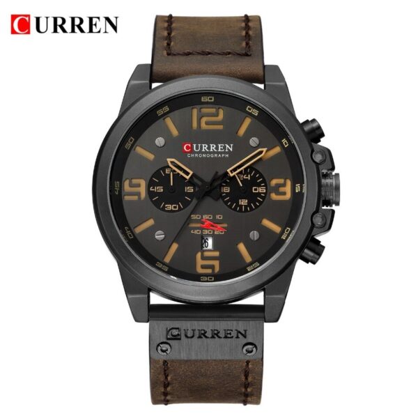 Relógios de pulso masculino, Curren, marca superior, luxo, moda, quartzo, com data, negócios, esporte, para homens - Image 11