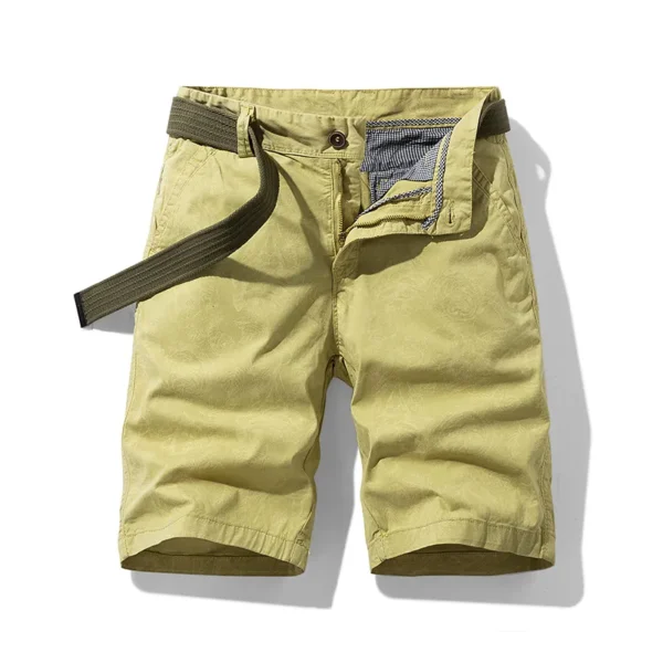 Bermudas masculina de algodão, estampada, calças casuais, jeans da moda Bermuda, calças de praia, roupas de verão, novo, 2023 - Image 10