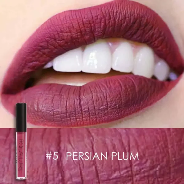 Batom brilho labial de veludo fosco, Focallure, duradouro, à prova d'água, nu, antiaderente, líquido, cosméticos - Image 11
