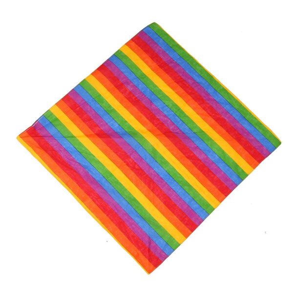 Lenço Quadrado LGBTQ Unisex Arco-íris Bandana, Fontes de Celebração do Partido, Orgulho Gay, Lgbq, Headband, Lenço - Image 5