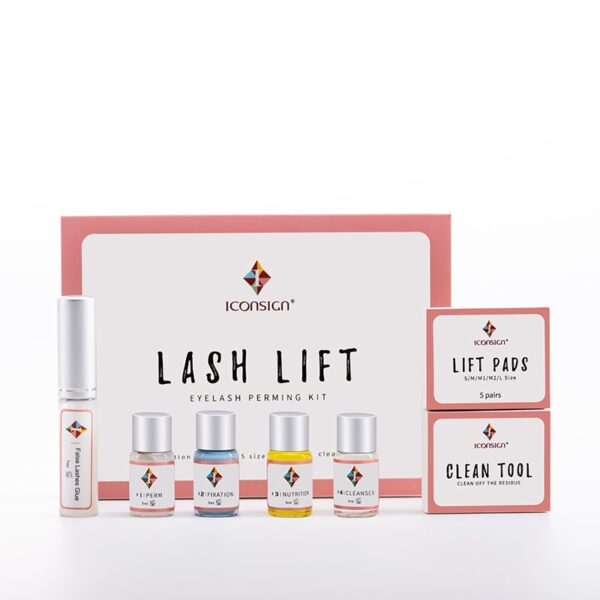 Kit de levantamento ciliar LASH LIFT ICONSIGN - Kit de permanente ciliar, soro fortificante para cílios ferramentas de maquiagem para cílios - Image 5