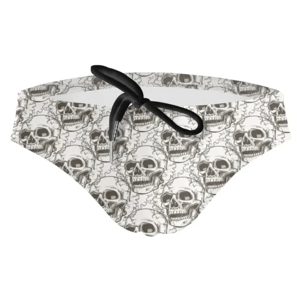 Sungas masculina, do crânio do açúcar, homem sexy, maiôs de natação briefs surf troncos homme nadar - Image 12
