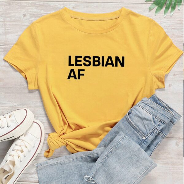 Camisetas feminina LGBTQ, grunge af lésbica, camiseta com lembrança vintage - Image 7