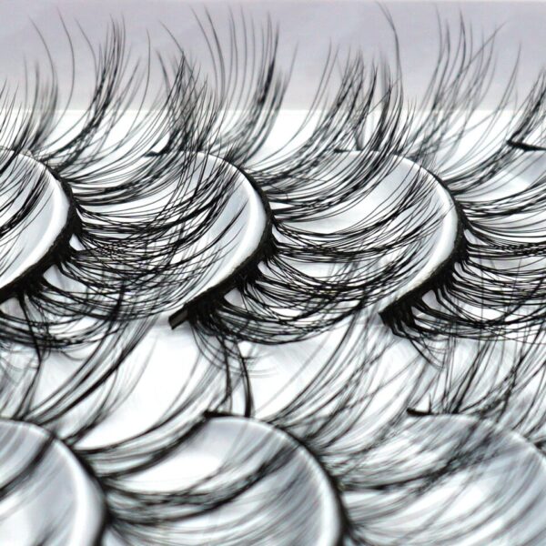 Cílios dramáticos naturais longos Mb, 3d vison, wispies cílios extensão olho, beleza, postiços conjunto falso, 50 pares - Image 41