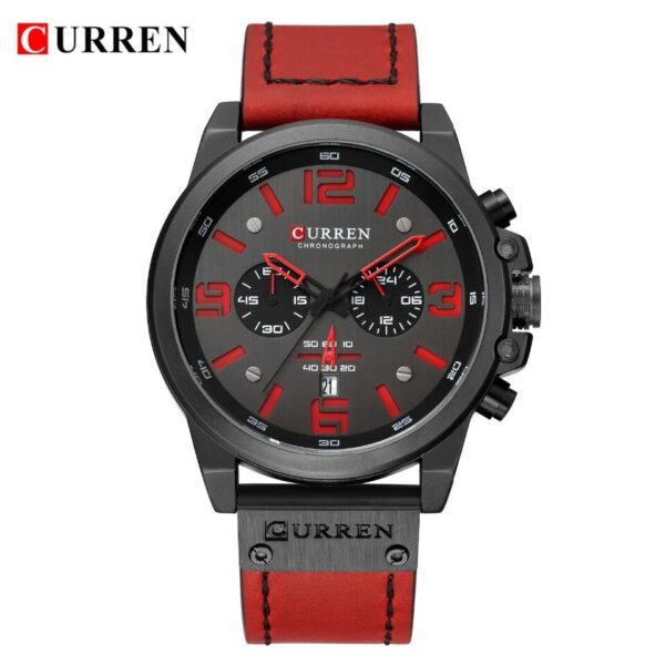Relógios de pulso masculino, Curren, marca superior, luxo, moda, quartzo, com data, negócios, esporte, para homens - Image 7