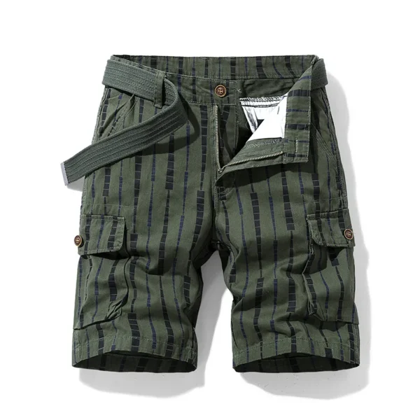 Bermudas masculina de algodão, estampada, calças casuais, jeans da moda Bermuda, calças de praia, roupas de verão, novo, 2023 - Image 16