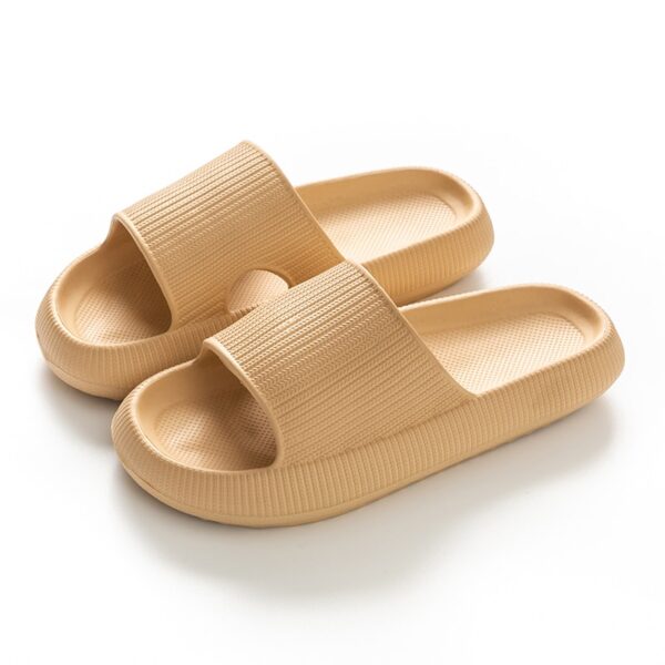 Chinelos unissex Grossa Plataforma Nuvem, Banheiro Interior Slides Macio EVA Anti-Slip Home Floor Slides  Verão sapatos. - Image 14