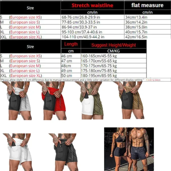 Shorts masculino de secagem rápida, natação, roupa de banho, maiô, calções de banho, praia, ginástica, boxer surf, bolso, verão - Image 6