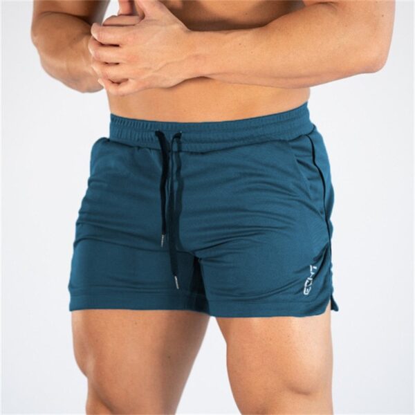 Shorts masculino esportivo de malha, secagem rápida, corredor casual, ginásio, Fitness, Treino, Corrida, Verão - Image 9
