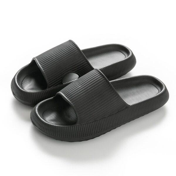 Chinelos unissex Grossa Plataforma Nuvem, Banheiro Interior Slides Macio EVA Anti-Slip Home Floor Slides  Verão sapatos. - Image 15