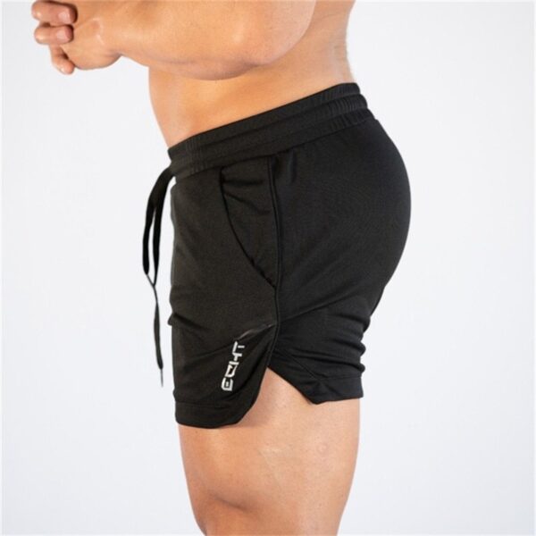 Shorts masculino esportivo de malha, secagem rápida, corredor casual, ginásio, Fitness, Treino, Corrida, Verão - Image 3