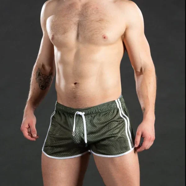 Shorts masculino esportivo, Gitf,  secagem rápida, corrida, treino, academia, futebol, tênis, treinamento, praia, natação, novo design - Image 3