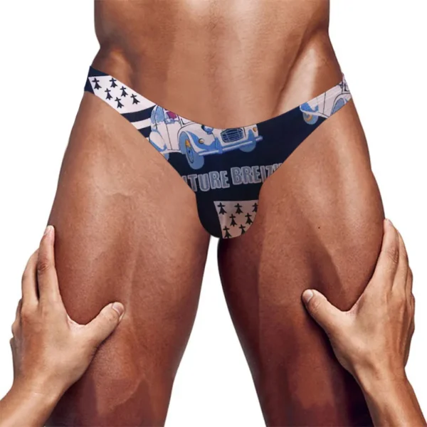 Cuecas masculina de malha algodão, LGBTQ, ADANNU, Cuecas Sexy, Bolsa Jockstrap, Thongs, Deslizamento Gay, Srting - Image 2
