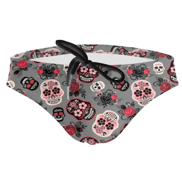 Sungas masculina, do crânio do açúcar, homem sexy, maiôs de natação briefs surf troncos homme nadar - Image 10