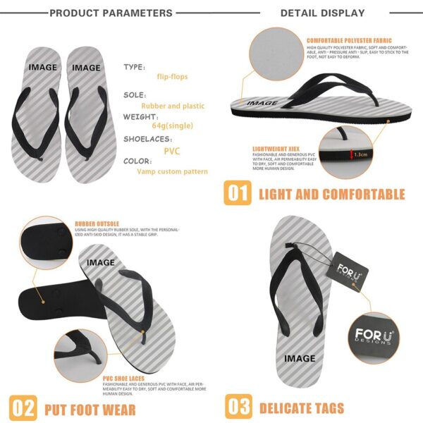 Chinelos unissex, LGBTQ, Elviswords, antiderrapante flip flops, de verão ao ar livre moda adolescente de praia chinelos - Image 8