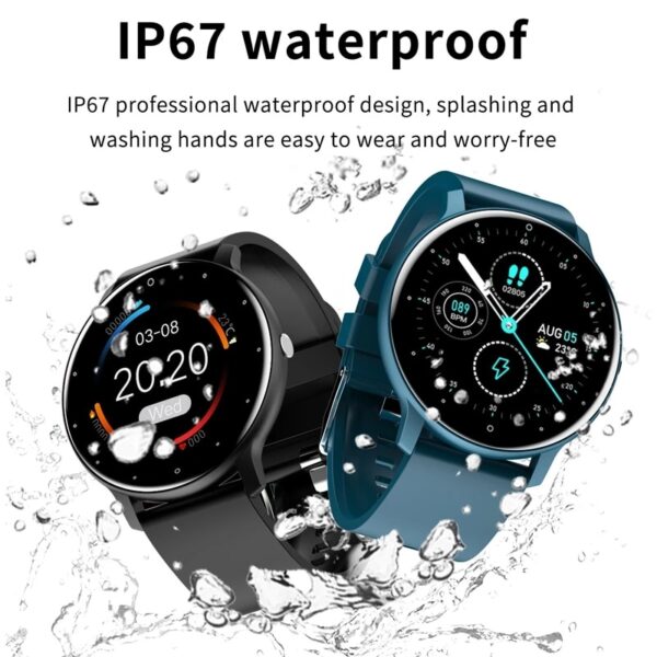 Relógio de pulso, Lige 2023, inteligente tela de toque completa, esporte fitness relógio ip67 à prova d água, bluetooth para android ios smartwatch masculino + caixa - Image 10