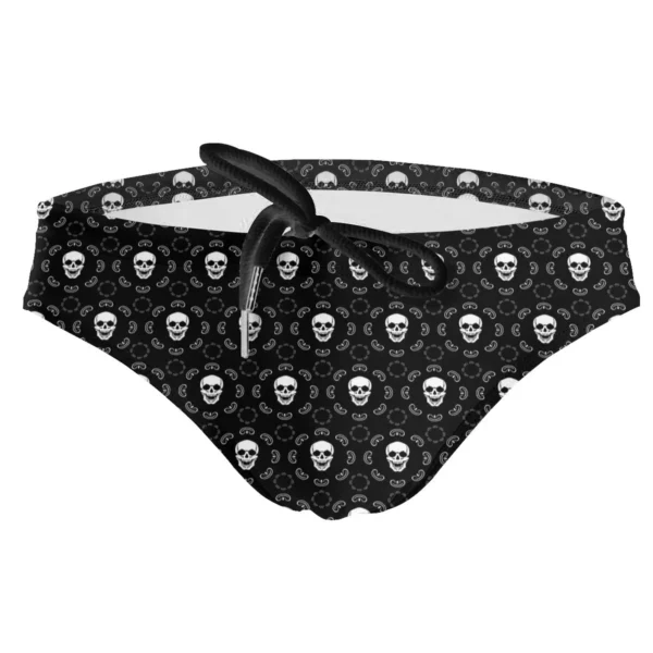 Sungas masculina, do crânio do açúcar, homem sexy, maiôs de natação briefs surf troncos homme nadar - Image 16