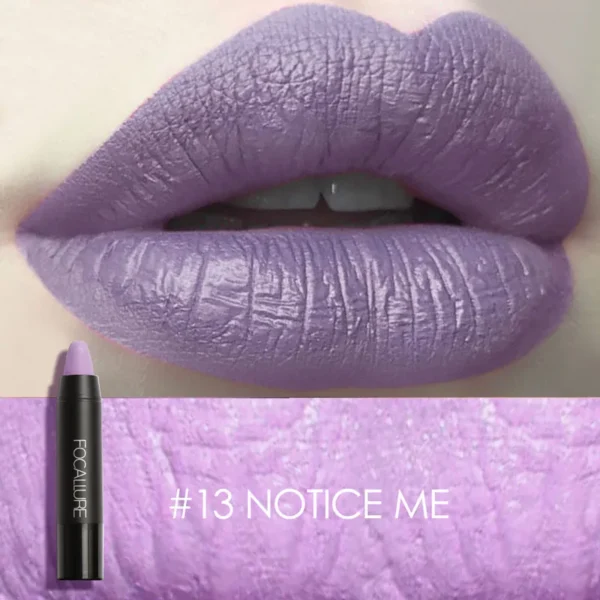 Batom Mate impermeável, Focallure, batom de longa duração, Shimmer Metal, hidratante, maquiagem de lábios, cosméticos, 31 cores - Image 6
