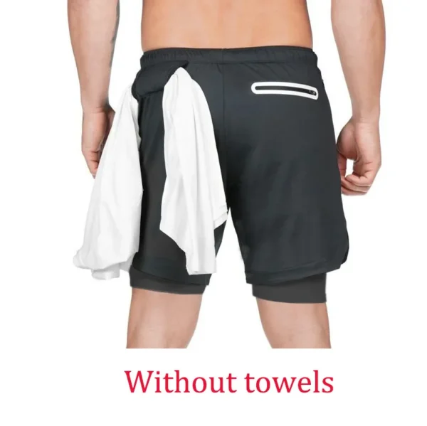 Shorts masculino de secagem rápida, natação, roupa de banho, maiô, calções de banho, praia, ginástica, boxer surf, bolso, verão - Image 15
