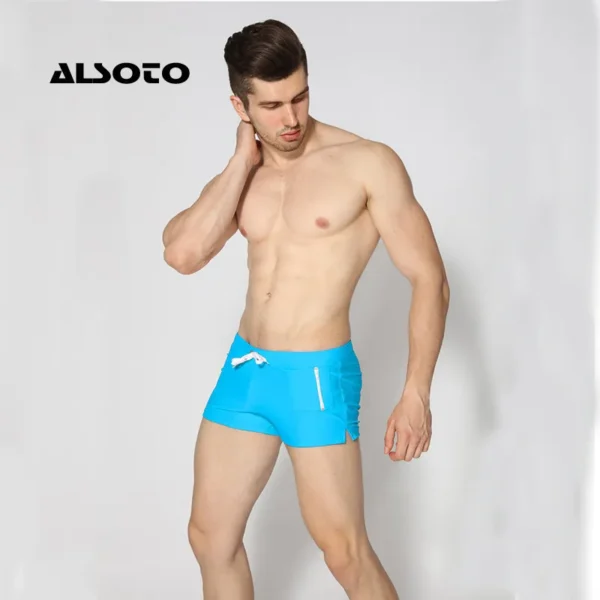 Sungas masculina sexy, LGBTQ, ALSOTO, Fatos de Banho, Calcinhas Sunga, Shorts de Praia, Maiô, Bolsa Gay, Quente - Image 5