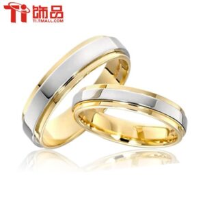 Anéis noivado/casamento, Super negócio tamanho 3-14 titânio aço womanand, anel de casal, anel de banda, pode gravura (preço é para 1 pç)