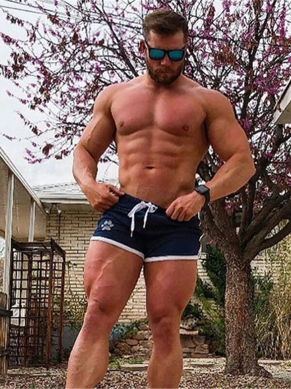 Shorts masculino de fitness, secagem rápida, corredores para musculação, roupas slim fit, moletom, moda verão, nova - Image 3