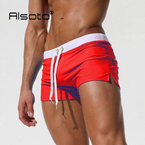 Sungas masculina, cuecas, gay, natação 2023, Swimwear Sensuais, de praia, Shorts - Image 10