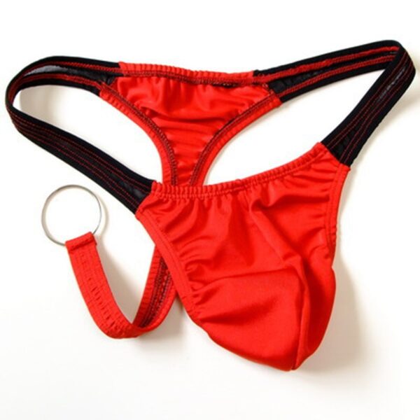 Cuecas masculina LGBTQ Jockstrap, U bolsa convexa tanga de corda G, roupa íntima sexy, cueca de pênis, cueca gay, anel jockstrap, quente - Image 8