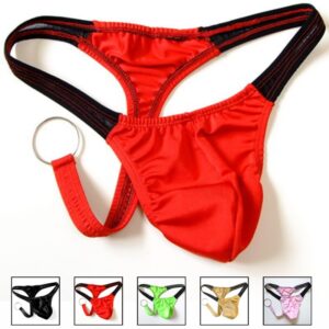 Cuecas masculina LGBTQ Jockstrap, U bolsa convexa tanga de corda G, roupa íntima sexy, cueca de pênis, cueca gay, anel jockstrap, quente