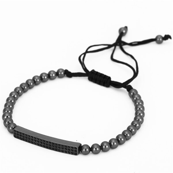 Pulseiras masculina, kit 3 pçs, micro pave cz 8mm disco ball & bar encantos, conjunto, 6mm matte contas de pedra pulseira bileklik - Image 44