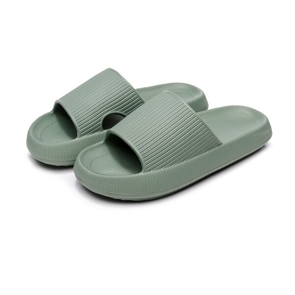 Chinelos unissex Grossa Plataforma Nuvem, Banheiro Interior Slides Macio EVA Anti-Slip Home Floor Slides  Verão sapatos. - Image 9