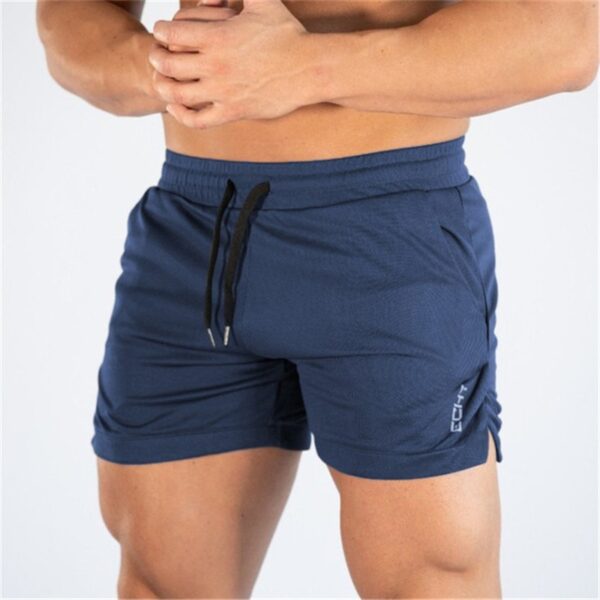 Shorts masculino esportivo de malha, secagem rápida, corredor casual, ginásio, Fitness, Treino, Corrida, Verão - Image 5