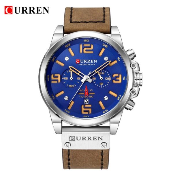 Relógios de pulso masculino, Curren, marca superior, luxo, moda, quartzo, com data, negócios, esporte, para homens - Image 6