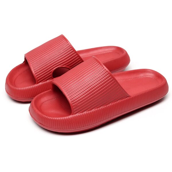 Chinelos unissex Grossa Plataforma Nuvem, Banheiro Interior Slides Macio EVA Anti-Slip Home Floor Slides  Verão sapatos. - Image 12