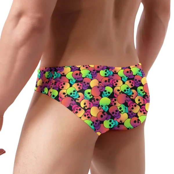 Sungas masculina, do crânio do açúcar, homem sexy, maiôs de natação briefs surf troncos homme nadar - Image 5