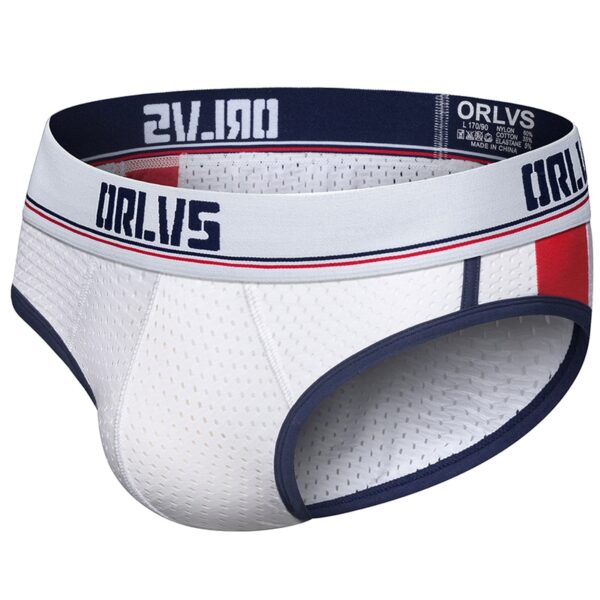 Cuecas masculina LGBTQ Jockstrap, Orlvs, sexy gay briefs underwear,  respirável kincker, cuecas  gay cueca tanga - Image 5