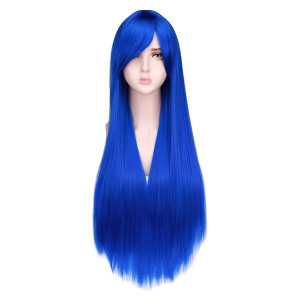 Perucas longa reta, cosplay, Qqxcaiw, traje festa preto vermelho ombre resistente ao calor perucas de cabelo sintético - Image 16