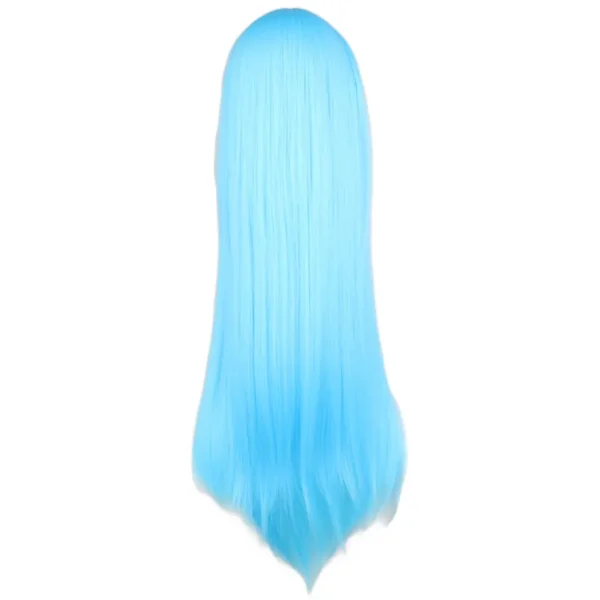 Perucas longa reta, cosplay, Qqxcaiw, traje festa preto vermelho ombre resistente ao calor perucas de cabelo sintético - Image 4