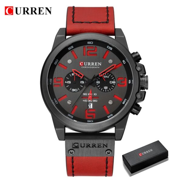 Relógios de pulso masculino, Curren, marca superior, luxo, moda, quartzo, com data, negócios, esporte, para homens - Image 14