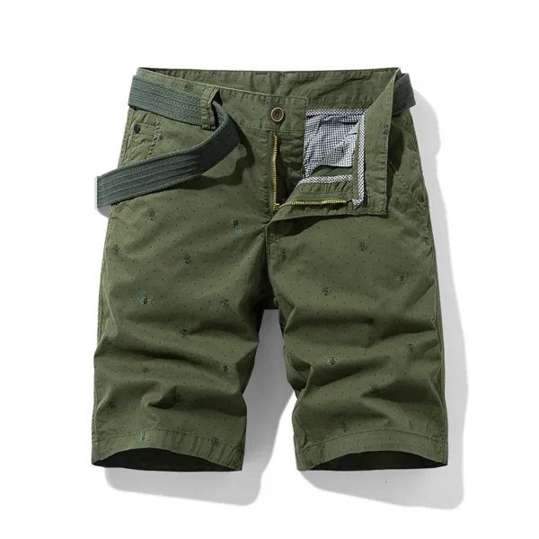 Bermudas masculina de algodão, estampada, calças casuais, jeans da moda Bermuda, calças de praia, roupas de verão, novo, 2023 - Image 22