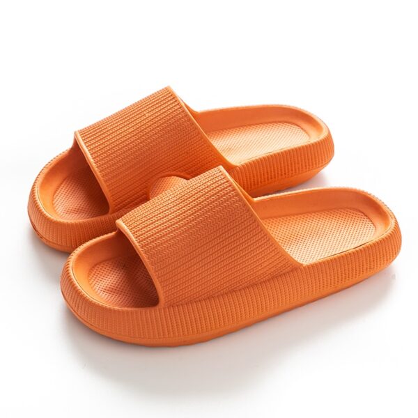 Chinelos unissex Grossa Plataforma Nuvem, Banheiro Interior Slides Macio EVA Anti-Slip Home Floor Slides  Verão sapatos. - Image 16