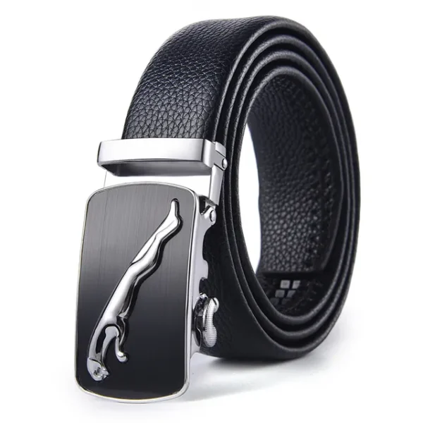 Cintos de couro genuíno, masculino, [Dwts],  fivela automática preto, cintos cummerbunds cinturão homens - Image 19