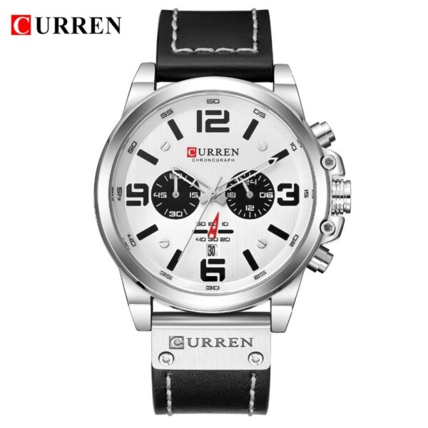 Relógios de pulso masculino, Curren, marca superior, luxo, moda, quartzo, com data, negócios, esporte, para homens - Image 3