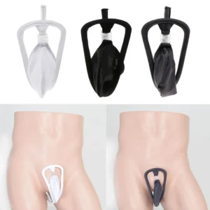 Cuecas masculina invisíveis, LGBTQ, cueca regata com cordão em c, lingerie erótica e confortável, tangas sexy para homens