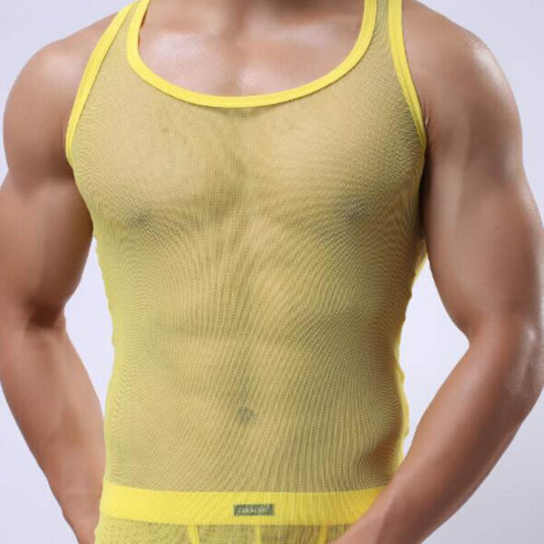 Camisetas masculina regata LGBTQ, T-shirt,  Undershirts Singlet Wrestling Sexy Malha Respirável Gay Corpo Hombre, Sólida - Image 8
