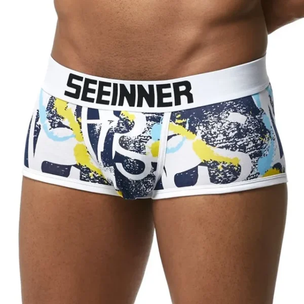 Cuecas masculina de algodão, LGBTQ, boxer, 25 estilos de marca sexy, boxers, calzoncillos hombre deslizamento shorts - Image 22