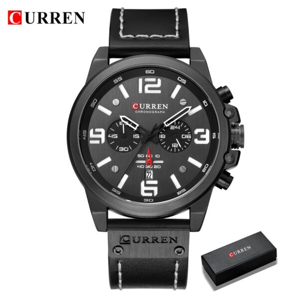 Relógios de pulso masculino, Curren, marca superior, luxo, moda, quartzo, com data, negócios, esporte, para homens - Image 16