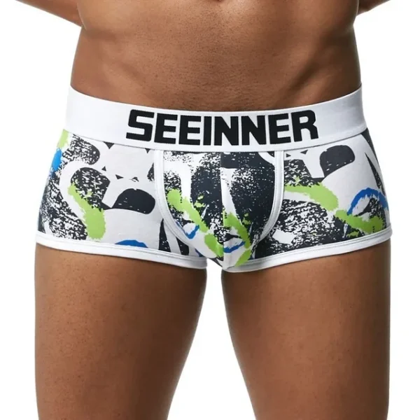 Cuecas masculina de algodão, LGBTQ, boxer, 25 estilos de marca sexy, boxers, calzoncillos hombre deslizamento shorts - Image 21