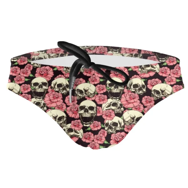 Sungas masculina, do crânio do açúcar, homem sexy, maiôs de natação briefs surf troncos homme nadar - Image 11